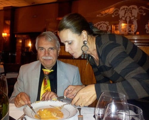 Tasting Laszlo's Dessert at Gundel