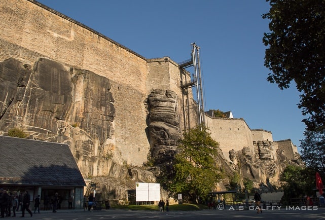 Fastung Königstein walls