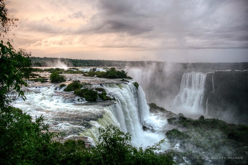 Iguazú Falls seen from Brazilian side